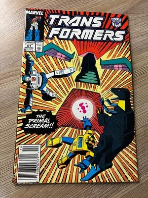 TRANSFORMERS #61  1989   Don Perlin   MARVEL   1st Unicron & Cybertron Newsstand