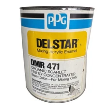 PPG DELSTAR DMR 471 ORGANIC SCARLET MIXING ACRYLIC ENAMEL - 1 GALLON