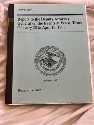 Redacted Report On Events At Waco Texas 1993