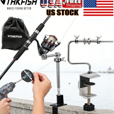 Fishing Line Spooler Line Winder Spooling Station Portable Fishing Tackle  Kit US | eBay