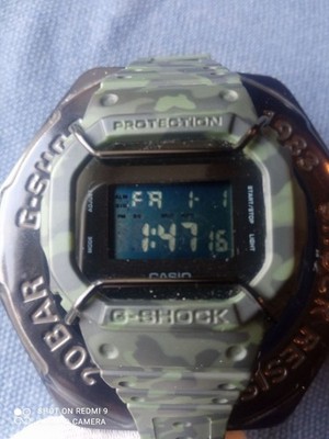 Casio  DW-5600BB-1CR Men's Watch Castom Bezel mod.3229