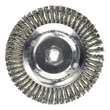 Mercer Industries 186030-6" x 3/16" x 5/8"-11 Stringer Bead Wire Wheel, .020 ...