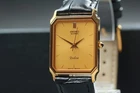 Vintage 1986 [Near MINT] Seiko Dolce 7731-5210 Gold Tank 25mm Qz Men's Watch