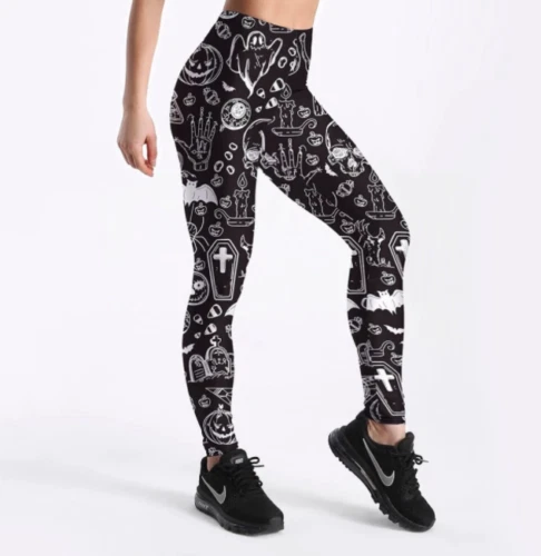 Skull shop workout pants