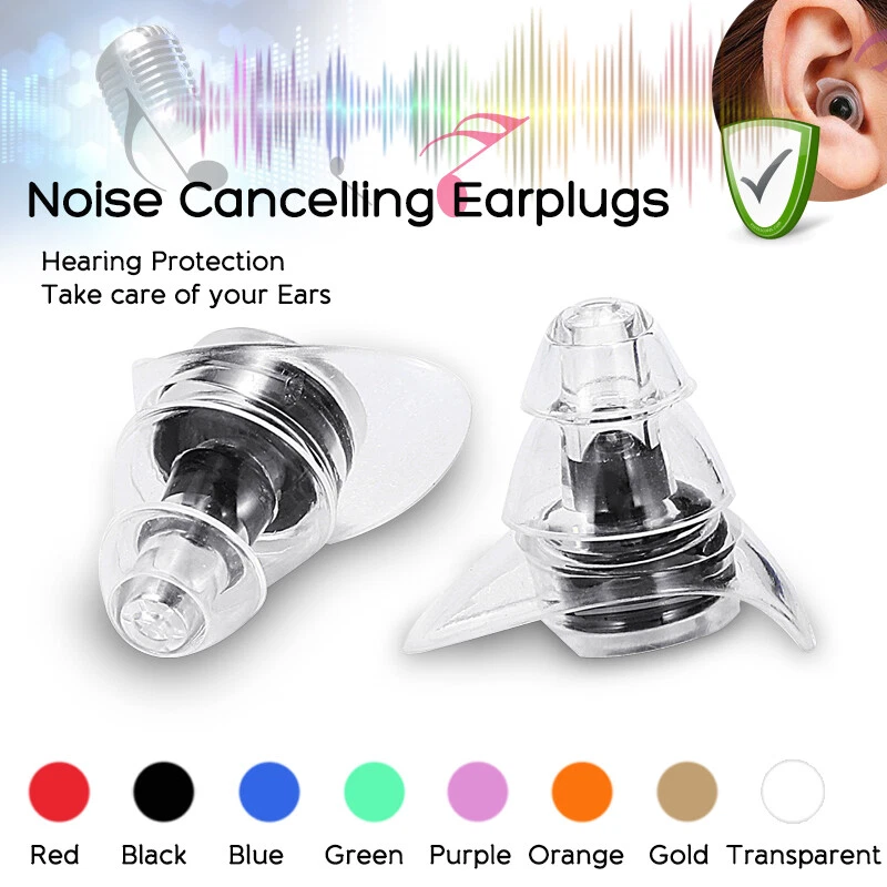 Professional Noise Cancelling Ear Plugs Hearing Protection Sleeping Music  Work