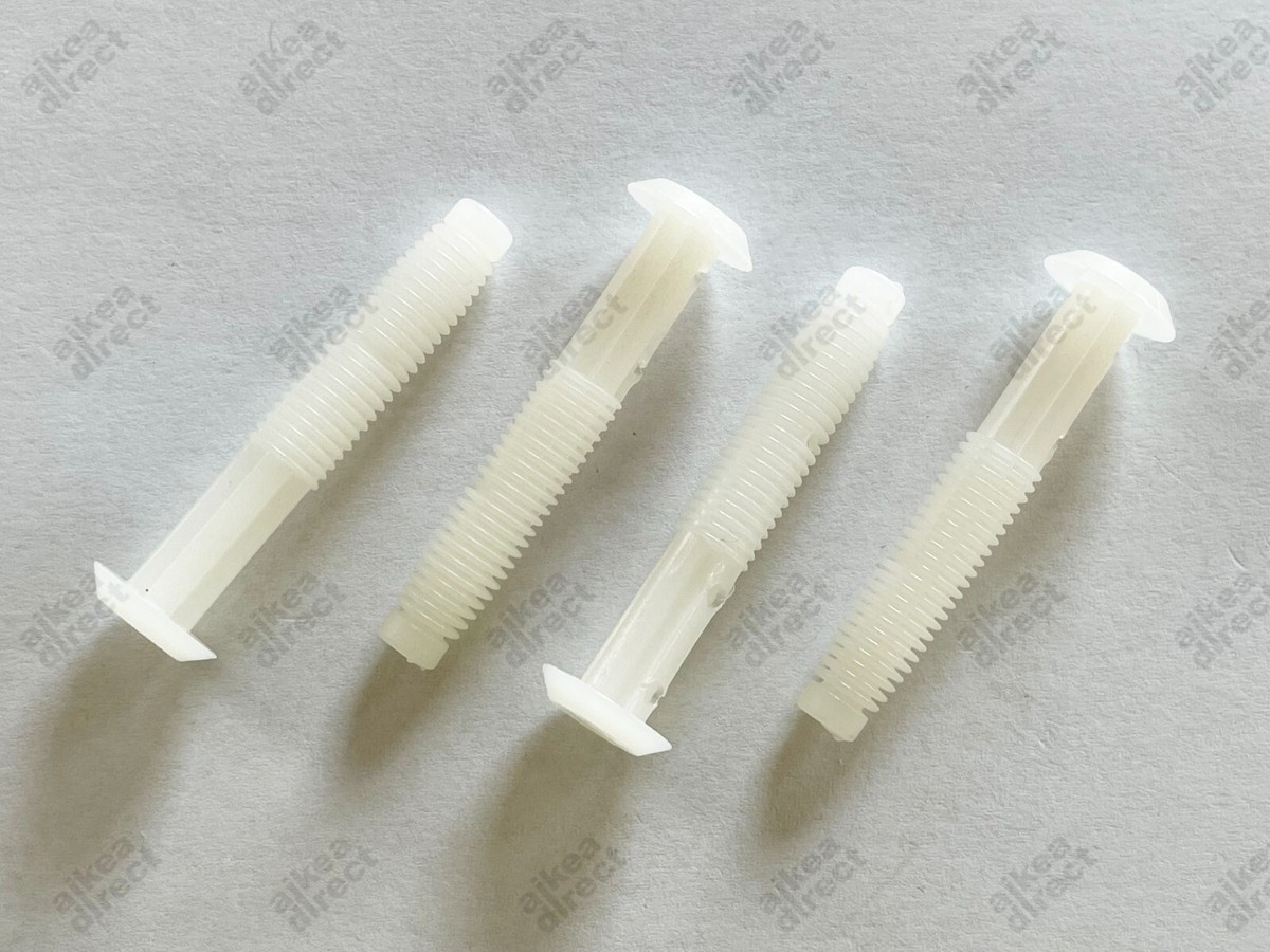 Ikea Plastic interlock screws, Part # 110719 (4 pack) - NEW