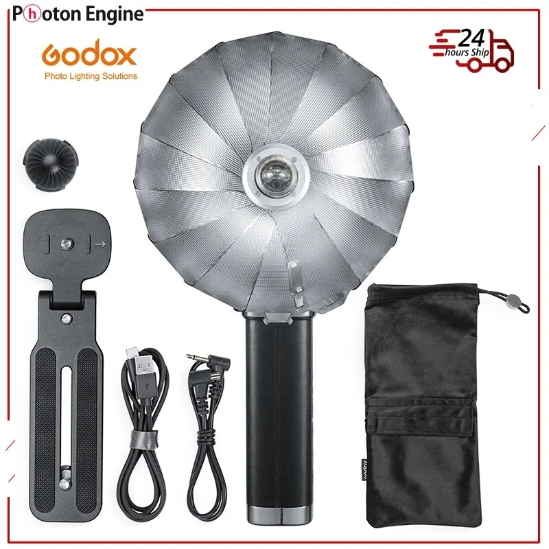 Godox Lux Master Retro Camera Flash Light With LED Screen Outdoor Flash Speed - Image 2 of 4