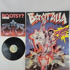 Bootsy Collins Player Of The Year LP 1978 PROMO w/ BOOTZILLA MONSTER ROCK POSTER