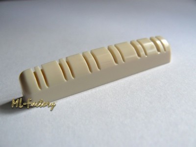 E-Gitarren Sattel ML-Factory  Nr.10 Kunststoff 48 x 5 x 8,2 mm, 12-String