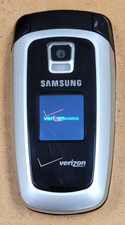 Samsung SCH-A870 - Silver and Black  Verizon  Rare Cellular Flip Phone