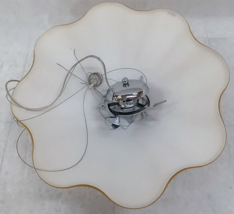 F. Fabbian Illuminazione Rara Vesta Sospensione Lampada a Sospensione 48cm Vintage - Immagine 3 di 4