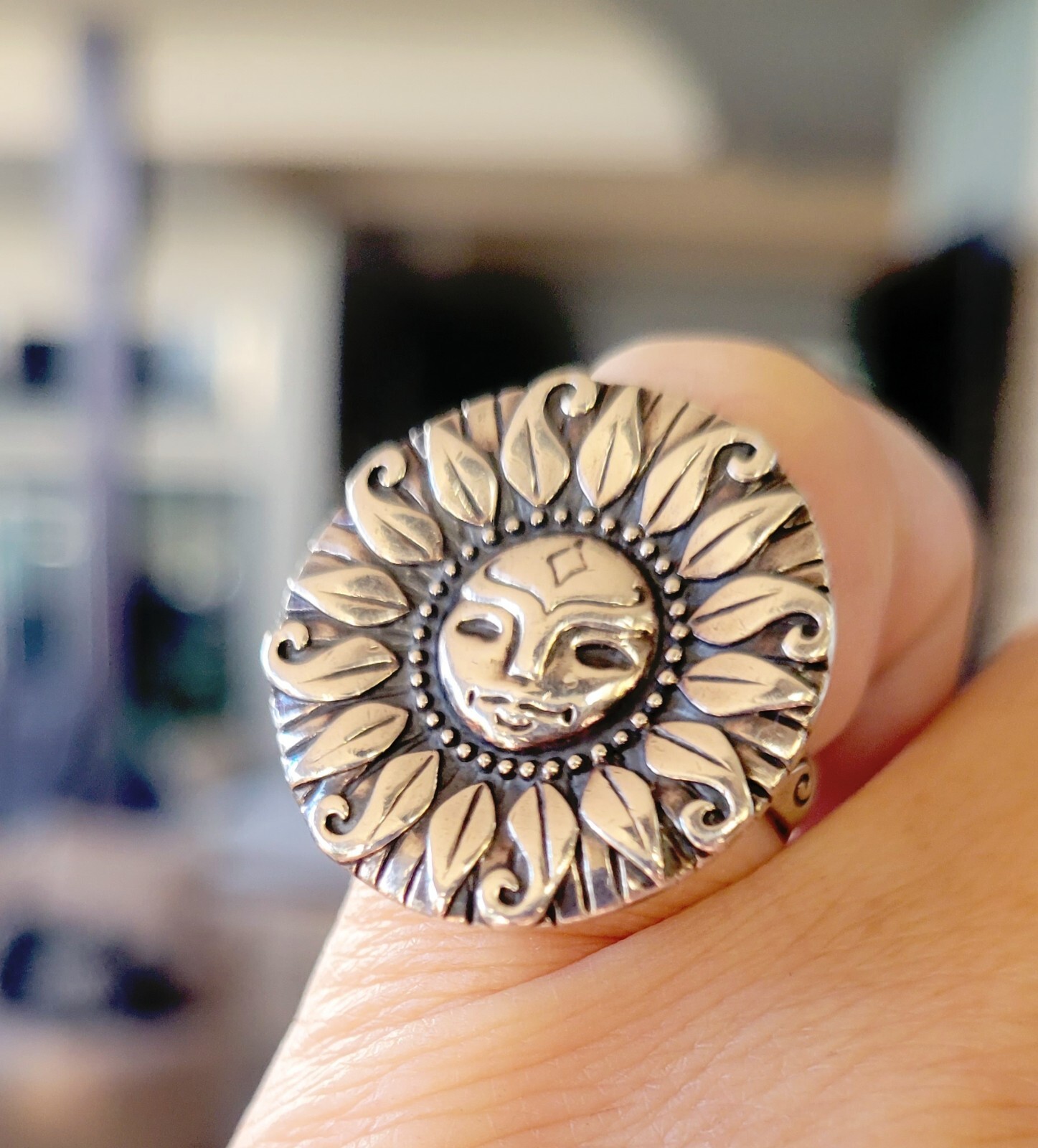 Retired James Avery You are My Sunshine Ring Size 5 GREAT Condition