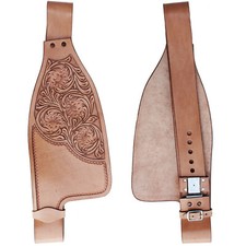 Replacement Fenders Pair Floral Tooling Leather Western Horse Saddle
