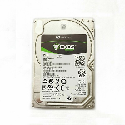 Seagate Enterprise 2TB,Internal,7200 RPM,2.5 inch (ST2000NX0253