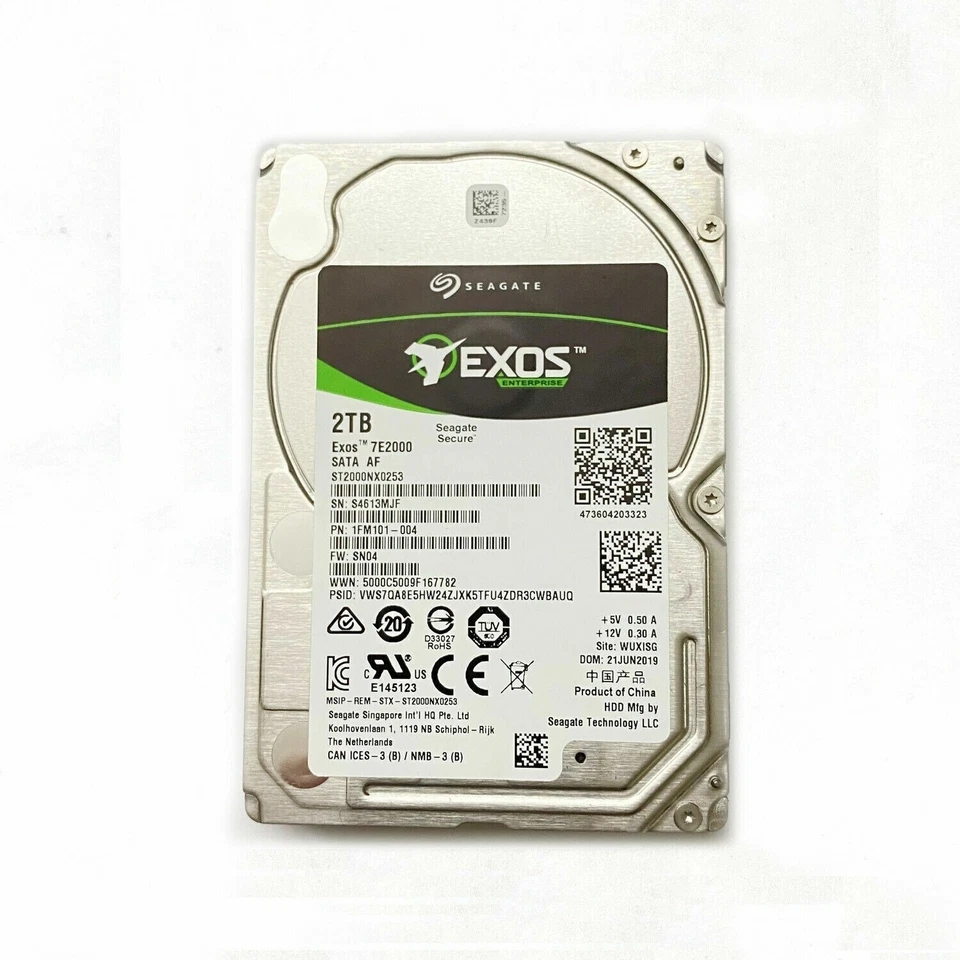 Seagate ST2000NX0253 Exos 7E2000 2TB SATA 6Gb/s 7200 RPM 2.5” Hard Drive HDD - Image 2 of 4