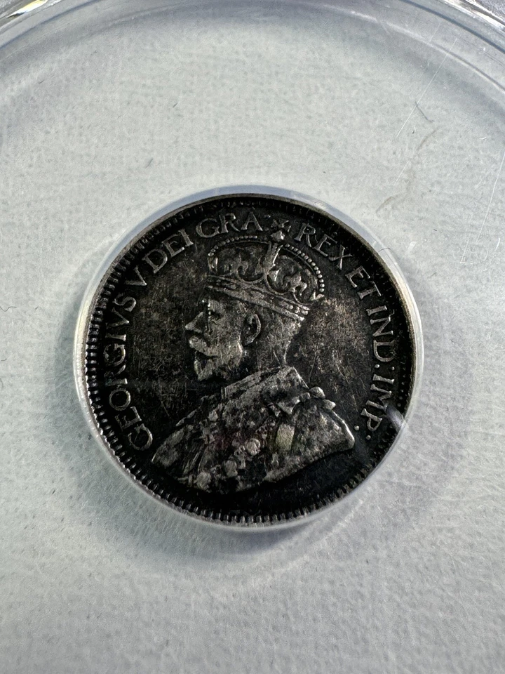 1916 Canada 10 Cents Silver Coin Graded VF 35 by ANACS - Image 3 of 4