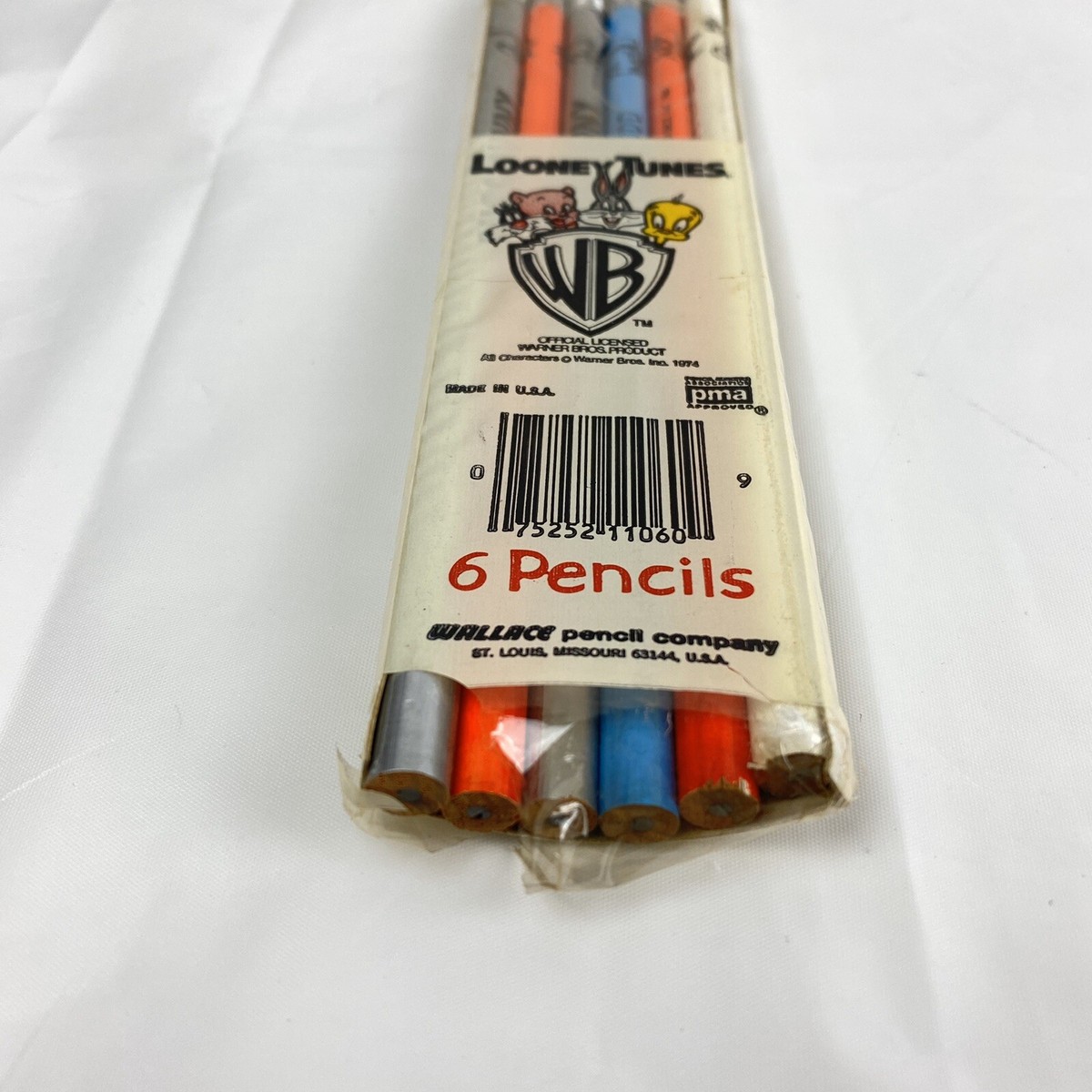 Vintage Looney Tunes Warner Bros Pack Of 6 Pencils | eBay