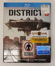 District 9 Blu-ray, 2009 w/Slip Cover - Brand New  Factory Sealed 