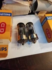1  PAIR  6080 mullard  Branded philips nos TESTED 100%