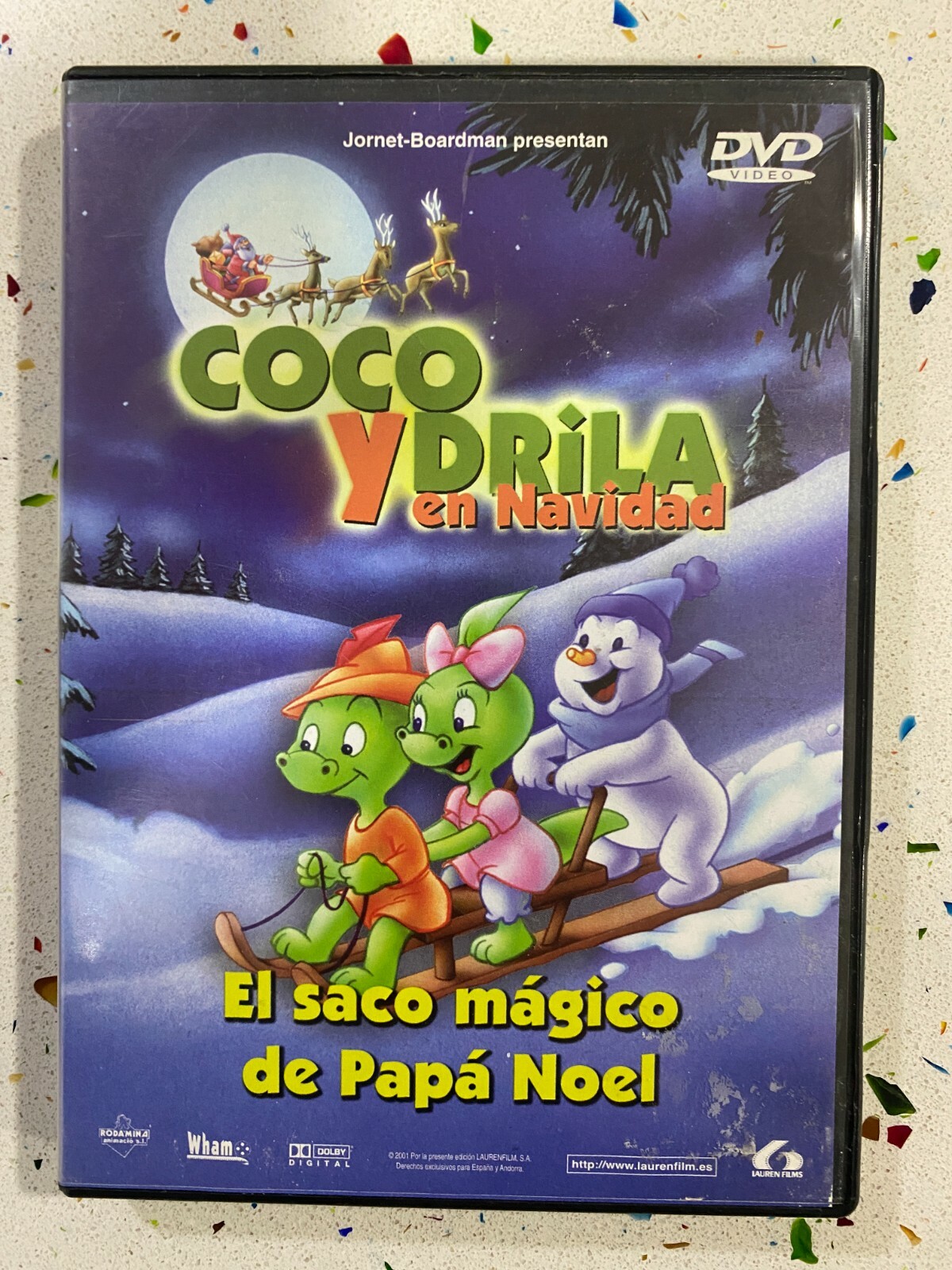 COCO Y DRILA EN NAVIDAD DVD EL SACO MAGICO DE PAPA NOEL ESPAÑOL INGLES CATALA AM