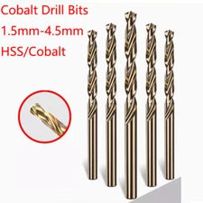 1.5mm-4.5mm HSS-Cobalt Cobalt Drill Bits HSS Twist Drill Bit For Stainless Steel