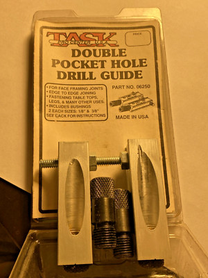 Task Pro CenTer USA Aluminum Double Pocket Hole Guide 06250 (fits Fixture 06270)