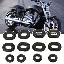 Motorcycle Parts Oval Round Rubber Side Cover Grommets Pad Protector Accessories