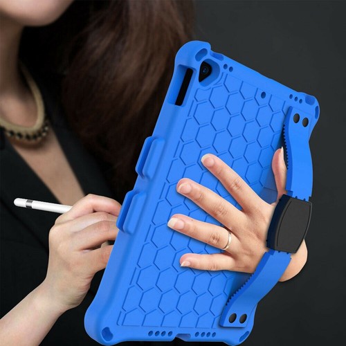Rubber Stand Case Cover With Strap For iPad Mini Air Pro 1 2 3 4 5/6/7/8/9th Gen - Picture 13 of 84