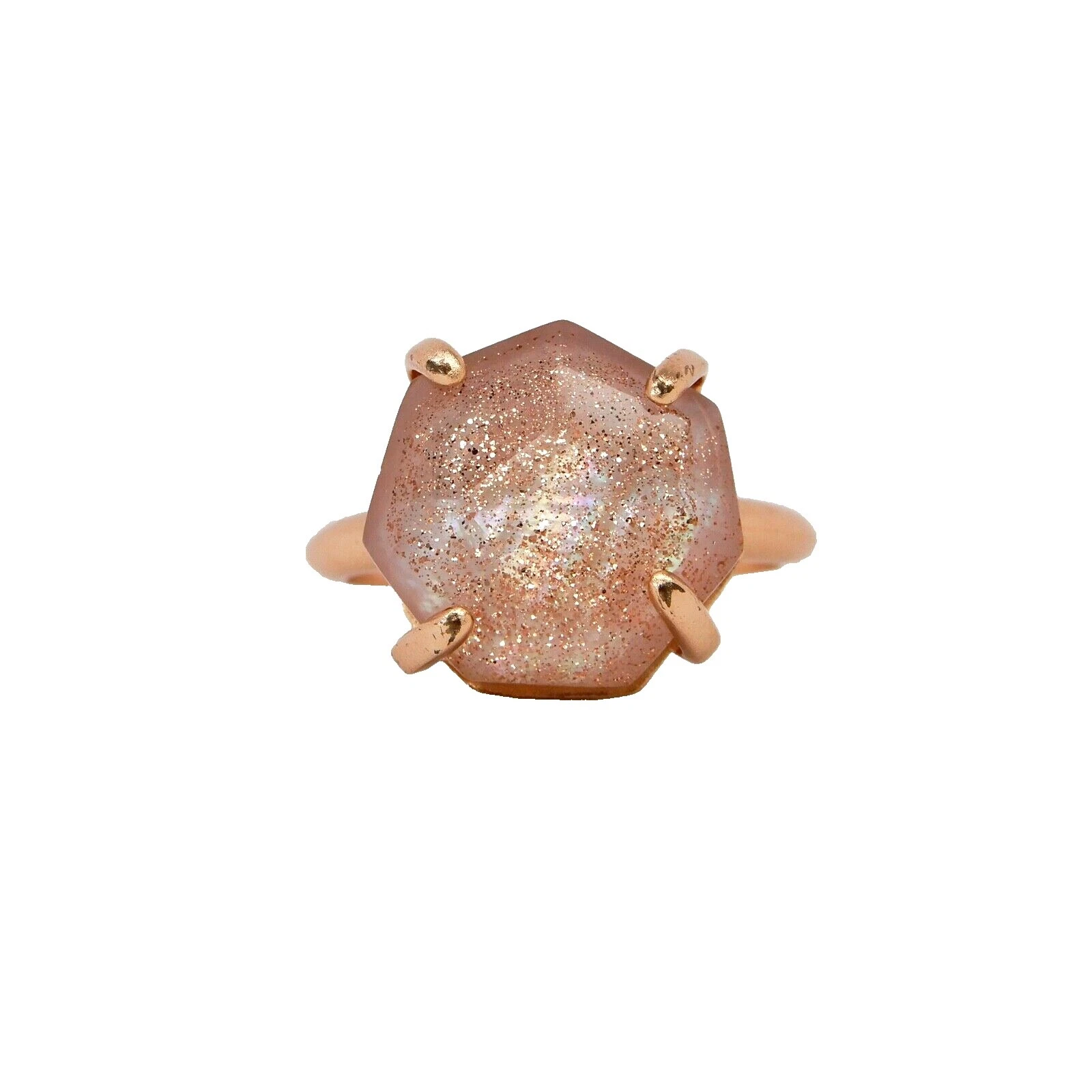 Chapado en Oro Rosa Kendra Scott PERLA moda joyería