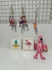 Lot Of Pink Flamingo Ornaments & Misc Items — photo 1
