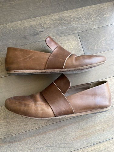 Marsell Strapiatta Loafers, Nocciola Color, Soft Leather, 42, MSRP $785 - Picture 8 of 9