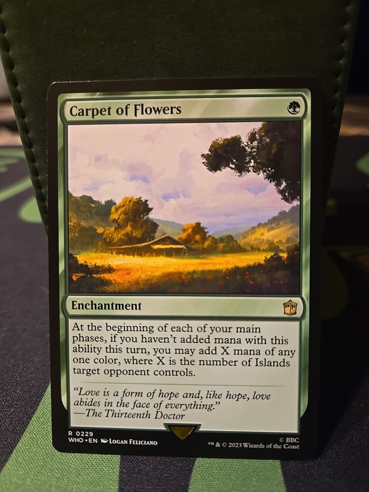 Carpet of Flowers MTG Universes Beyond Doctor Who Rare Regular eBay