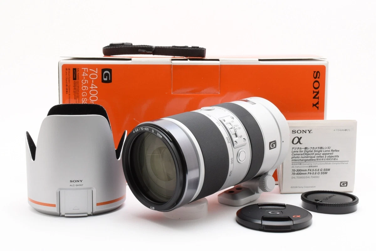 ■極上品■ SONY 70-400mm F4-5.6 G SAL70400G Sony 70-400mm f/4-5.6 G Alpha A-Mount Telephoto Zoom SAL70400G