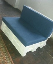 Divano in legno 120x80 con Pallet Bancali EUR  EPAL arredamento NUOVO
