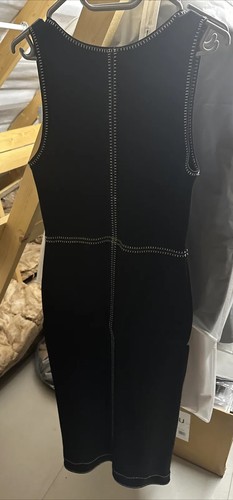 McQ By Alexander McQueen | Bodycon | Full Zip Maxi Dress | Medium | New - Picture 9 of 9