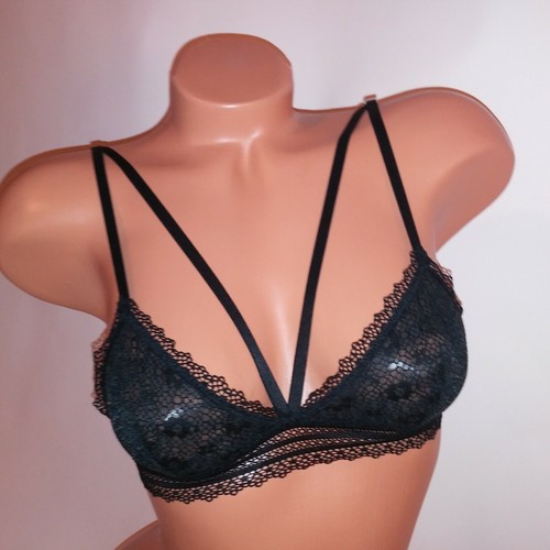 Victoria Secret Bralette Bra Daisy Lace Strappy Unlined Wireless Strappy - Picture 16 of 52