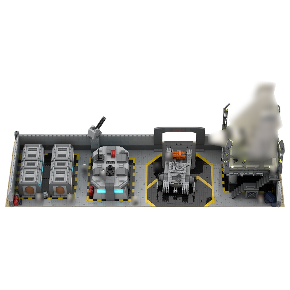 MOC-155861 4-in-1 Base Bundle Model from Movie Minifig Scale 3218 Parts