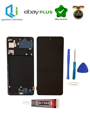QUANTUM INNOVATION GMBH Display für Samsung Galaxy A71 A715F Full HD LCD Touch Screen Glas + Tools Neu
