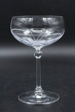 Spiegelau Venezia Sektweinglas Sektschale Bleikristall florales Muster H 15,5 cm