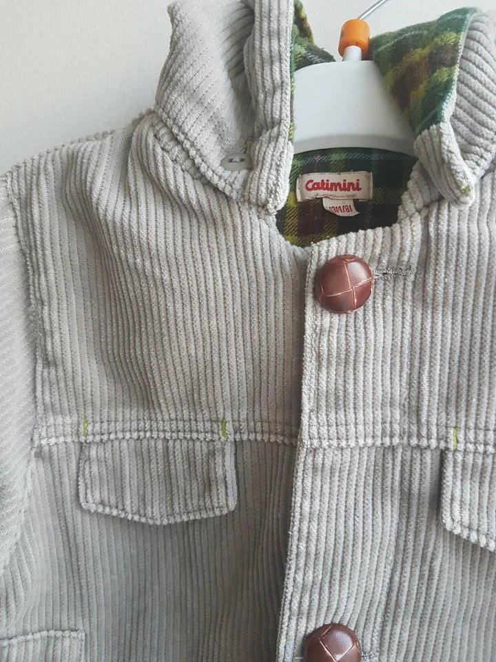 Manteau Enfant CATIMINI 18 mois en velours - Photo 3/3