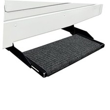 2-0420 Ruggids RV Step Rug 23 In. Wide 19 - Inch X 23 - Inch Black Granite