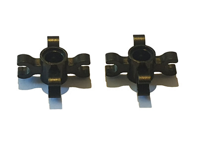 Lego Technic 2 x Pinverbinder rund mit 4 Clips Schwarz #90202 (3)