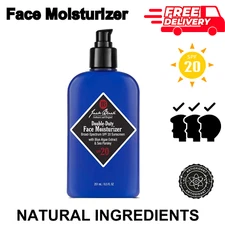 Jack Black Double-Duty Face Moisturizer SPF 20 Sunscreen UVA/UVB Protection 8.5