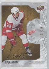 2019-20 Upper Deck Engrained Legends 121/299 Chris Chelios #33 HOF g2x