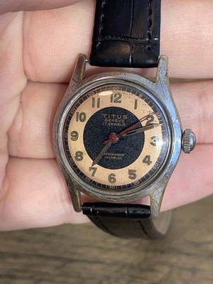 Vintage Titus Geneve 17 Jewels - Serviced Manual Wind Watch | eBay