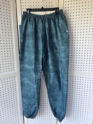 Frogg Toggs Waterproof Rain Pants Outdoor Men s Large-XL Teal Polypropylene