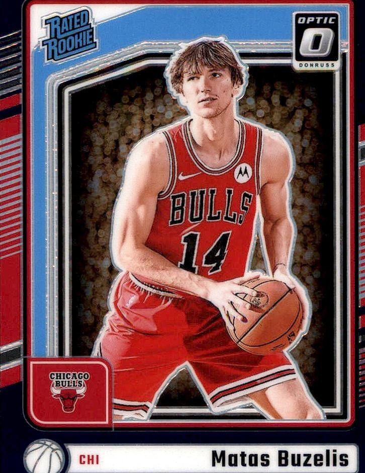 2024-25 Donruss Optic #271 Matas Buzelis Purple