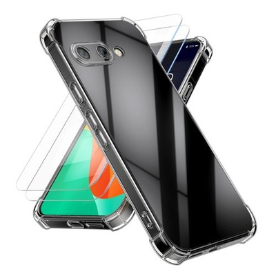 Hülle für Google Pixel 9a mit 2x Glas Schutz Folie