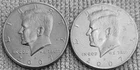 2 - 2007 Kennedy half dollar coins 1 P + 1 D