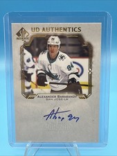 2021-22 SP Authentic UD Authentics Auto Alexander Barabanov #UDA-AB